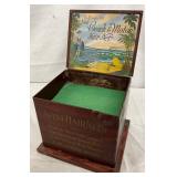 Early Wooden West Hair Nets Box