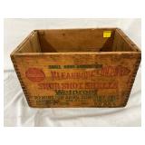 Wooden Remington and DuPont Ammo Box, 14×9 Inches