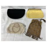 4 Early Change Purses in Various Materials and Designs