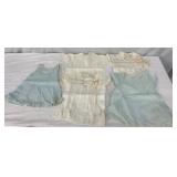 5 Early Little Girl Dresses in Sheer Fabrics with Embroidered Details