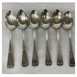 1925 Yourex Lady Frances Silver-Plated Teaspoons, Set of 6