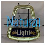 Natural Light Neon Bar Sign, 22 1/2 x 22 Inches