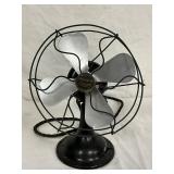 Western Electric Four-Blade Desk Fan with Wire Cage