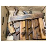 Wooden Woodworking Planes with Various Blade Profiles