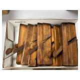 Wooden Carpenter’s Molding Planes with Iron Blades