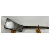 James D. Follett No. 13 Butcher Cleaver With Wrapped Handle, Buffalo, NY