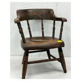 Wooden Kids Potty Chair with Spindle Backrest, 14in x 19in