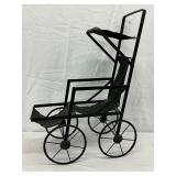 Early Metal Kids Toy Stroller with Fabric Seat, 16in x 21in
