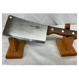 Victorinox Forschner Meat Cleaver with Wood Handle, 12 1/2in Total Length