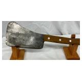 16-Inch Steel Meat Cleaver with Wood Handle