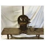 Enterprise Mfg. Co. Cast Iron Fruit Press with Wooden Roller Accessory