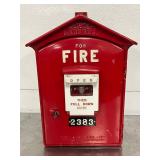 Gamewell Cast Aluminum Fire Alarm Box, Model 2383, 11×17