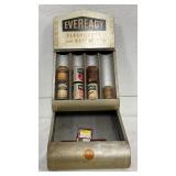 Eveready Metal Store Display Shelf for Flashlights and Batteries, 10in x 18in
