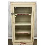 Tom’s Peanut Wooden Cabinet With Glass Front, 24in x 49in