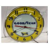 Goodyear Clock by Telechron Inc., 14 inches 