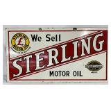 DSP ‘Sterling Motor Oil’ Sign,  30×16 Inches