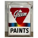 Gleem Paints Lexan Sign with Aluminum Frame, 36in x 49in