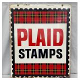 DS Plaid Stamps Metal Sign, 24×30 