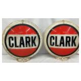 Pair 16-Inch Plastic Clark Pump Globes