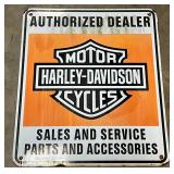 SSP Harley-Davidson Authorized Dealer Sign, 23×27 Inches