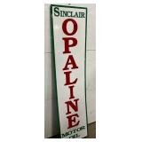 SS Sinclair Opaline Vertical Sign, 15in x 60in, Contemporary 