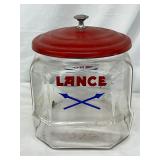Lance Glass Store Jar with Lid, 6×7 