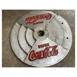 Coca-Cola Cast Iron Sidewalk Base, 22 Inches