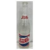 Glass Pepsi Double Dot Bottle, 20 inches tall 