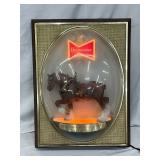 Budweiser Clydesdale Lexan Light-Up, 15×20