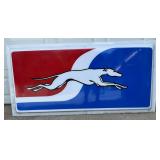 Greyhound Lexan Insert Sign, 72in x 36in