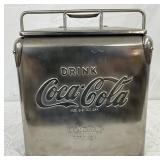 Embossed Coca-Cola Metal Cooler by Action Mfg. Co., 12in x 14in
