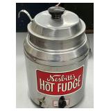 Nesbitt’s Hot Fudge dispenser,