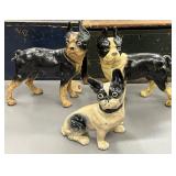 CAST BOSTON TERRIER DOOR STOPS