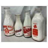 from various dairies, including Indian Hill Farm Dairy (Greenville, ME), Hirschman’s Dairy