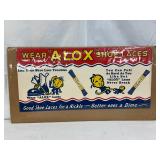 Cardboard Store Display for ‘Alox’ Shoe Laces, 24in x 11in