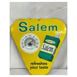  Salem Cigarettes Advertising Thermometer Sign, 9×10 Inches