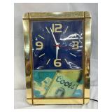 COORS WALL CLOCK, 18X12 
