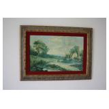 JC Salmon Lithograph