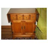 Solid Maple Drop Leaf Cabinet