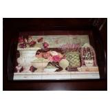 Tiled Wooden Serving Tray