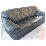 Black Leather Sofa
