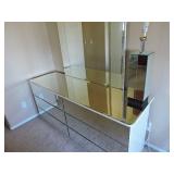 Mirror Dresser With Matching Lamp