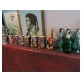 Vintage Bottles and Beer Steins
