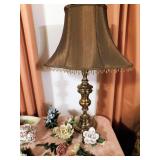 Lamp with Beaded Shade