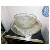 Huge Punch Bowl & Cups