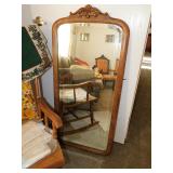 Beveled Mirror to Dresser
