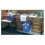 2 oak roll top desks 