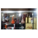 assorted collectable and antique art glass 