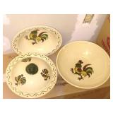 Metlock Poppy Trail china, made in California “90” plus pieces including serving pieces 
