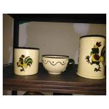 Metlock Poppy Trail china, made in California “90” plus pieces including serving pieces 